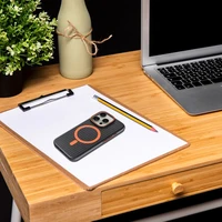 Dėklas SIMPLY suderinamas su MagSafe iPhone 15 Pro titano juodas