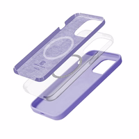 Crong Color Cover Magnetic - iPhone 14 Pro Max MagSafe dėklas (violetinis)