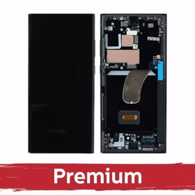 LCD ekranas suderinamas su Samsung S918 S23 Ultra su rėmeliu / Cream / OEM