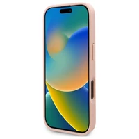 Karl Lagerfeld Hot Stamp Magsafe iPhone 16 Pro Case - rožinis