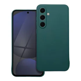 Matinis dėklas telefonui SAMSUNG S24 FE tamsiai žalias