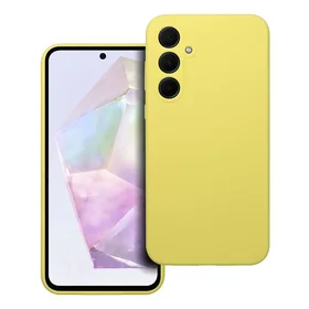 Dėklas telefonui SILICONE 2mm SAMSUNG A35 5G citrininis