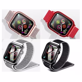 Apyrankė USAMS "ZB074 Nylon" skirta iWatch Series 44mm juoda