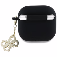 Guess 4G Charm Dėklas AirPods 4 - juodas
