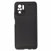 Tel Protect Carbon Elite dėklas telefonui Xiaomi Redmi Note 10/Note 10S/Poco M5S juodas