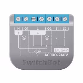 SwitchBot Relay Switch 2PM išmanusis dviejų kanalų jungiklis