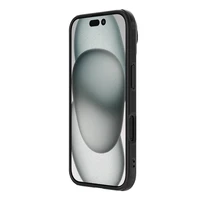 Nillkin CamShield Prop dėklas iPhone 16 Pro Max su kamera gaubtu ir stovu - juodas