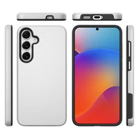 Dėklas Perfectionists Triangle Case Samsung S926 S24 Plus/S936 S25 Plus sidabrinis