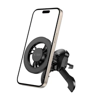 "Tech-Protect N56" magnetinis "MagSafe" automobilio oro ventiliacijos laikiklis - juodas