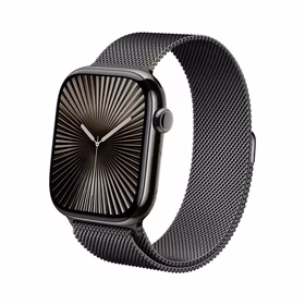 Crong Milano Steel - Stainless Steel dirželis Apple Watch 44/45/46/49 mm (Graphite)