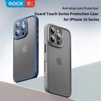 Rock Guard Touch Matte Series dėklas telefonui Iphone 16 Pro Max pilkas