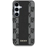 DKNY odinis languoto rašto magnetinis dėklas telefonui Samsung Galaxy S25 - juodas