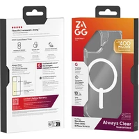 ZAGG Crystal Palace Snap dėklas iPhone 16e (2025) / 15 / 14 / 13 - Permatomas