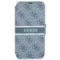 Guess 4G Stripe dėklas telefonui iPhone 13 Pro / 13 6.1" – mėlynas