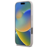 Guess mažas klasikinis magnetinis dėklas iPhone 16 Pro telefonui – rožinis