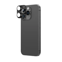 AmazingThing aviacijos klasės lydinio grūdintas stiklas objektyvui iPhone 16 Pro / 16 Pro Max - juodas