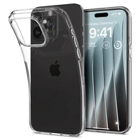 Dėklas telefonui Spigen Crystal Flex iPhone 15 Pro Max - skaidrus (m)