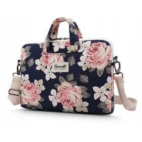 Canvaslife Briefcase Laptop Bag 15-16'' - Navy Blue/Pink