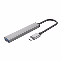 Orico AH-13 USB-C Hub prijungimo stotelė 1x USB-A 3.0 + 3x USB-A 2.0 - pilka