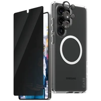 CARE by PanzerGlass Flagship 3in1 dėklas + privatumo stiklas + lęšis Samsung Galaxy S25 Ultra