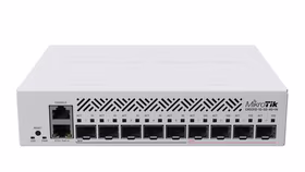 Komutatorius MIKROTIK CRS310-1G-5S-4S+IN L3 PoE 1 prievadas