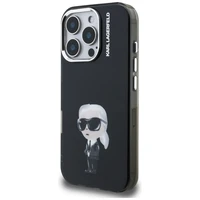 Karl Lagerfeld IML Aquarelle Karl & Logo MagSafe deklas iPhone 16 Pro - juodas