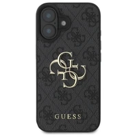 Guess 4G Didelis Logo iPhone 16 Plus Dėklas - juodas