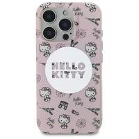 Hello Kitty IML Visur Paryžius magnetinis dėklas iPhone 16 Pro Max - rožinis