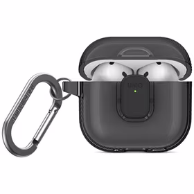 Uniq Glase Pro dėklas AirPods 4 - juodas