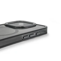 Blizgus dėklas MagSafe iPhone 16 Pro - juodas su blizgučiais