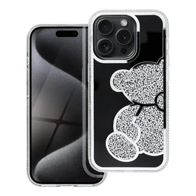 TEDDY BEAR dėklas telefonui IPHONE 11 sidabrinis