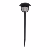 Forever Light Solar LED Lempa Steel Post SUNARI FLS-30 juodas