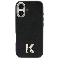 KARL LAGERFELD case for IPHONE 17 compatible with MagSafe KLHMP17S5PGFKHGK (PU FW W/ KHead Logo) black