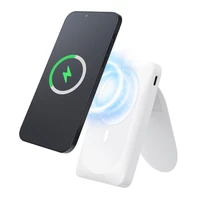 Išorinė baterija suderinama su MagSafe Forcell F-Energy MagStand F10K2 QC3.0 PD 5A 20W 10000 mAh balta