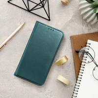 SMART MAGNETO knyginis dėklas telefonui XIAOMI Redmi Note 14 5G tamsiai žalias