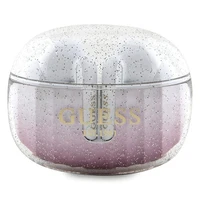 Guess Bluetooth ausinės GUTWSHDGKEEP TWS GLITTER GRADIENT rožinės