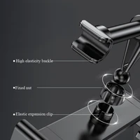 Blavec Automobilio laikiklis BH-17 prie galinės sėdynės galvos atramos (BH17-HRB) juodas