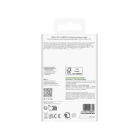 Puro TPE 25W USB-C - USB-C 3m kabelis - baltas