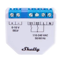 Shelly Plus 0-10V šviesos reguliatorius, WiFi/Bluetooth