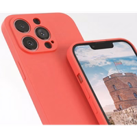 Dėklas "Liquid Silicone" Samsung S942 S26 persikų spalvos