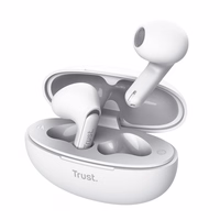 Trust Yavi - belaidis Earbuds Bluetooth TWS with Charging dėklas & ENC (baltas)