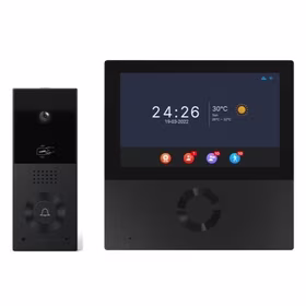 Domofonas su monitoriumi, Tuya, Wi-Fi, dvilaidis