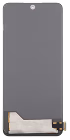 Ekranas Xiaomi Redmi Note 12 4G/Note 12 5G/Poco X5 5G su lietimui jautriu stikliuku Black OLED