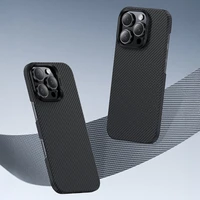 Benks Magnetinis Apsauginis Air Kevlar Dėklas telefonui su PC rėmu 600D (E065) skirtas iPhone 16 Pro juodas