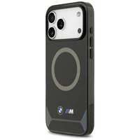 BMW M IML metaliniai mygtukai ir logotipas "MagSafe" dėklas "iPhone 17 Pro Max" - mėlynas