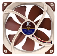 Noctua NF-A14 PWM Kompiuterio korpusui Ventiliatorius 14 cm Ruda