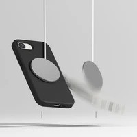 Ringke Silikoninis Magsafe iPhone 16e dėklas - juodas