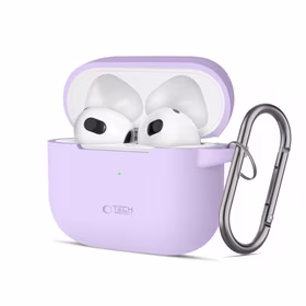 Tech-Protect Silikoninis dėklas Apple AirPods 3 - violetinis