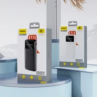 Universali išorinė baterija Dudao K6Pro 10000mAh su USB, USB-C, Lightning laidais