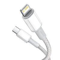 Baseus kabelis High Density PD USB-C - Lightning 2,0 m baltas 20W